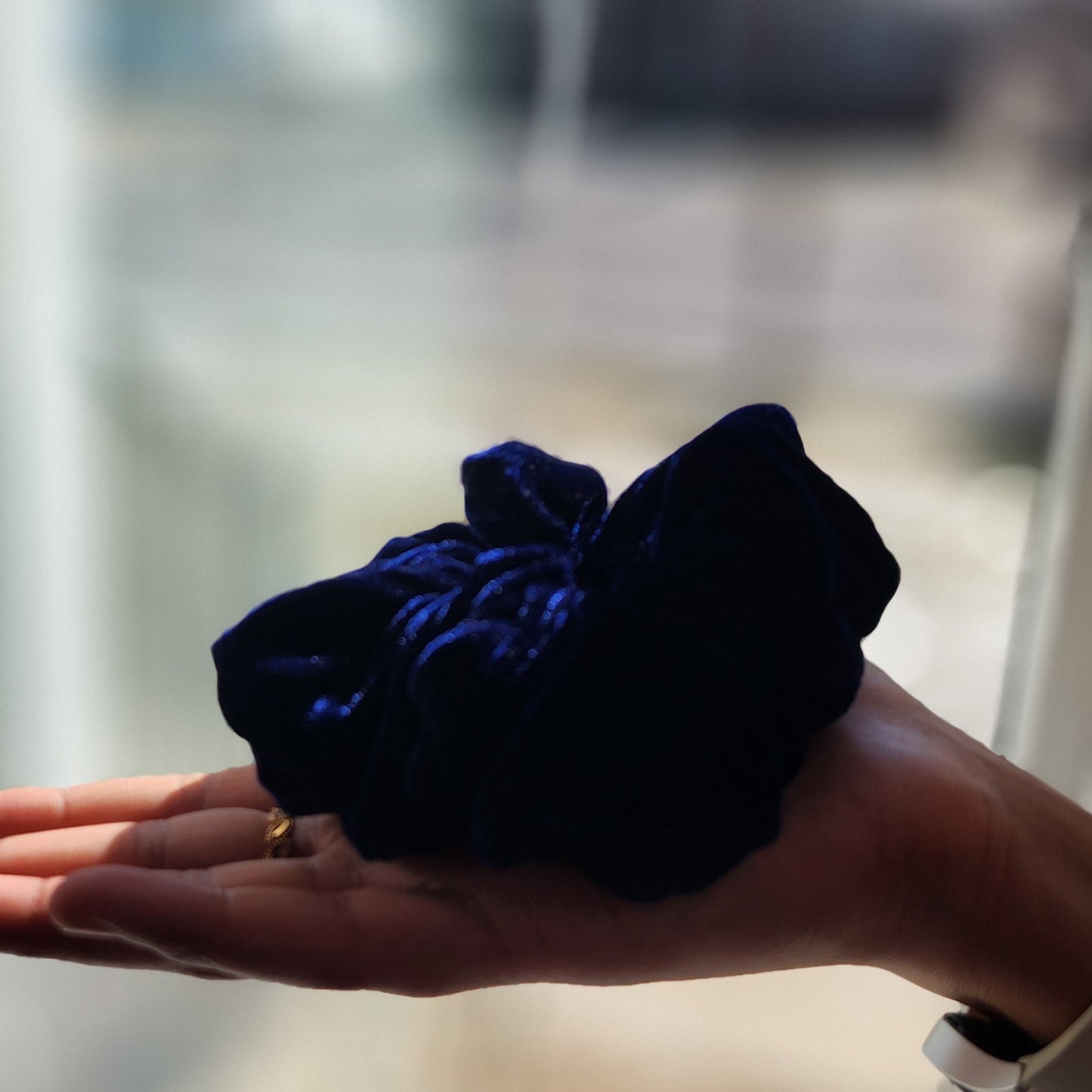 Royal Velvet Hair Duo β Deep Sapphire Elegance β¨π