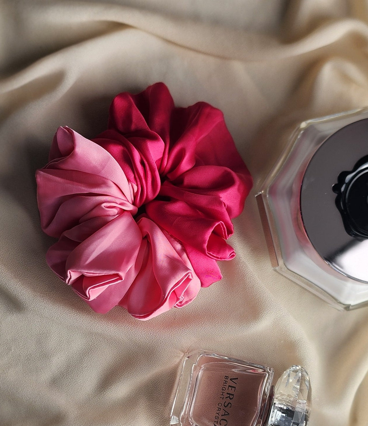 Blush & Bold Two-Tone Scrunchie