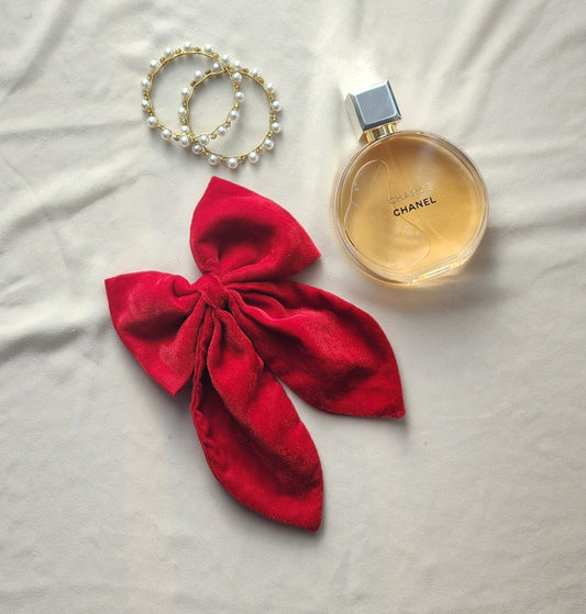 Red Velvet Bow