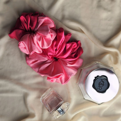 Blush & Bold Two-Tone Scrunchie