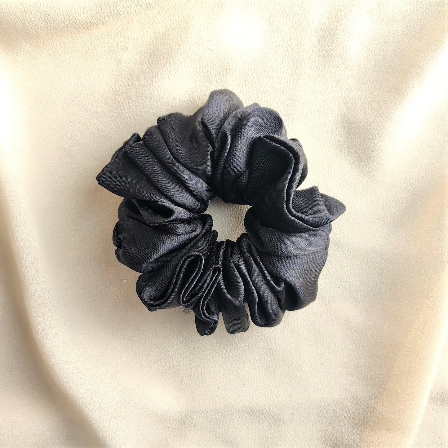 Luxe Black Silk Hair Set